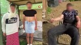 Hırsızlık şüphelisi gençleri yakalayıp etek giydirip, video çektiler
