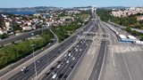 Bayrammış, tatilmiş fark etmedi... İstanbul'da bayram trafiği havadan görüntülendi