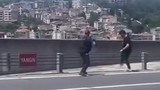 15 Temmuz Şehitler Köprüsü'nde silahlı psikopat alarmı!