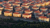 Asrın felaketinin yerle bir ettiği Hatay'da inşaatı tamamlanan konutların son hali görüntülendi