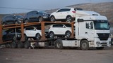 Türkiye'nin Suriye sınırında dikkat çeken görüntü: Çin'den Türkiye'ye, Türkiye'den Suriye'ye!