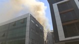 İstanbul'da iş merkezinde korkutan yangın