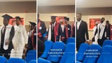 Karabük Üniversitesi'nin mezuniyet törenindeki siyahi öğrenciler olay oldu