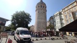İstanbul'daki Galata Kulesi'nde korkunç ölüm! 22 yaşındaki genç yere çakıldı!