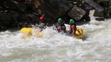 Elektrik arızasına rafting botuyla nefes kesen müdahale