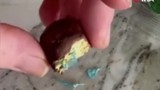 Marketten satın alınan Dubai çikolatasının içinden çıkanlar mide bulandırdı!