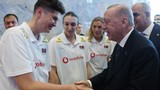 Cumhurbaşkanı Erdoğan, Filenin Sultanları ile buluştu