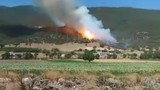 Bursa'da orman yangını! Peş peşe patlama meydana geldi