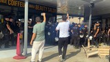 Antalya'da kaçak turistik yapıları yıkılırken ortalık karıştı; kendilerini yakmaya çalıştılar