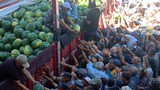 Bir TIR dolusu karpuzu ücretsiz dağıttı
