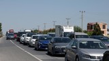 Tatilciler yola düştü; 2 il arasında trafik durma noktasına geldi
