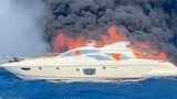 Bodrum'da milyon dolarlık yat alev topuna döndü