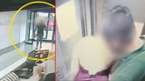 İstanbul'da lüks sitede genç kadına kargocu tacizi kamerada!