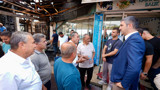 Kartal Belediye Başkanı Gökhan Yüksel, Balıkçılar Çarşısı’ndaki Yangın Sonrası İncelemelerde Bulundu