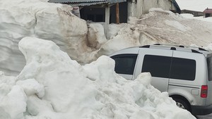 Ne Sibirya, ne Alaska, ne de Kanada... Bir ilimizd evler karlar altında kaldı!