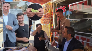 Koruma polisine çiğköftesiz çiğköfte ikram eden Vali bu sefer işi tatlıya bağladı!
