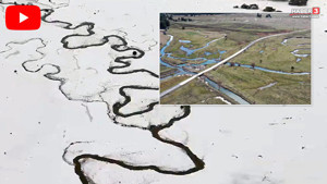 Türkiye'nin doğa harikası Mendereslerinden karlar altında büyüleyen manzara