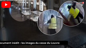 Louvre Müzesi'ndeki 4,5 milyar TL'lik akılalmaz soygunun yeni görüntüleri ortaya çıktı