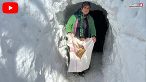 Karlar altında kalan ilimizden hayretler içerisinde bırakan manzara