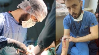 Hastanede skandal olay! Kolunda damar yoluyla çalışan doktor darbedildi