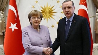 Cumhurbaşkanı Erdoğan, Merkel ile görüştü