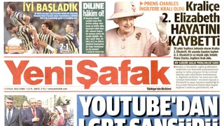 YouTube'dan Yenişafak’a LGBT cezası