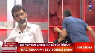 Gündüz kuşağında bir rezalet daha: Genç kıza küfredip canlı yayında dövdü