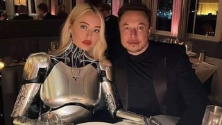Elon Musk, robot sevgilisiyle yemeğe çıktı