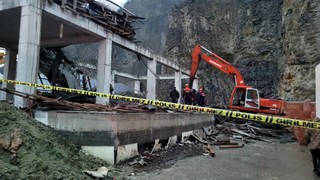 Trabzon'da inşatta facia: Ölü ve yaralılar var