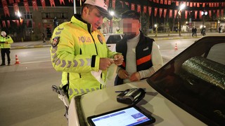 Yeni yılın ilk zamlı trafik cezası ona kesildi