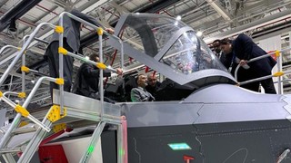 Milli muharip uçak KAAN'ın 2'nci prototipi ilk kez görüntülendi