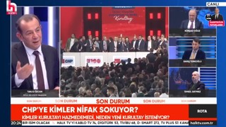 Tanju Özcan'dan canlı yayında olay iddia: ''Terliği bile koysak Erdoğan yüzde 26'yı geçemiyor...''