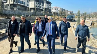 Bandırma Belediye Başkanı Mirza çalışmaları yerinde inceledi