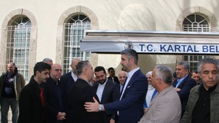 Kartal Belediye Başkanı Yüksel, acı gününde gazeteci Murat Karaca'yı yalnız bırakmadı