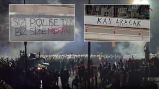 Protestolar sonrasında üniversite duvarında endişe veren tehdit mesajları!