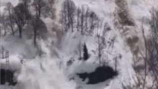 Artvin’in çığ felaketi saniye saniye kamerada!