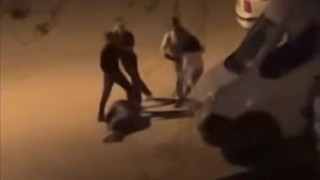 Sokak ortasında dehşet kamerada: Şehir eşkıyalarından öldüresiye dayak!