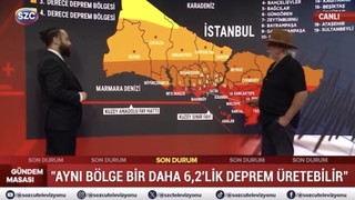 Prof. Dr. Şener Üşümezsoy o haritayı ''çöpe atıp'', 2 riskli bölgeyi işaret etti
