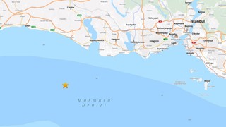 İstanbul'da peş peşe depremler
