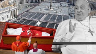 Papa'nın cenazesinde mahşeri kalabalık