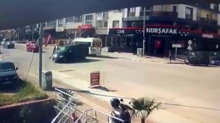 Bursa'da sürücüsüz araç yüzünden facia kıl payı atlatıldı