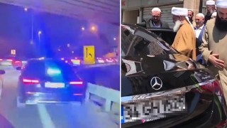 İstanbul trafiğinde isyan ettiren çakarlı araç Menzil'in çıktı!