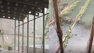 Şiddetli fırtına bir ilimizi yerle bir etti