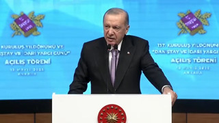 Erdoğan: ''Kimse yargı mercilerine parmak sallayamaz''