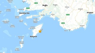 Marmaris açıklarında 3.9 büyüklüğünde deprem
