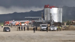 Asfalt üretim tesisinde patlama: 1 ölü, 1 yaralı