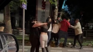 Şehir eşkıyaları mahalleyi savaş alanına çevirdi