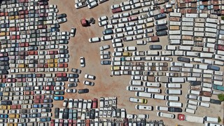 Türkiye'nin çürüyen binlerce otomobili drone kamerasının açısına bile sığmadı!