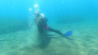 Bodrum'da deniz dibi temizliği devam ediyor