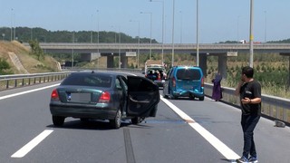 Kuzey Marmara Otoyolu'nda korkunç kaza: Trafik magandasının yaptığına inanamayacaksınız!